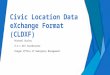 Civic Location Data eXchange Format (CLDXF) Michael Gurley 9-1-1 GIS Coordinator Oregon Office of Emergency Management