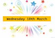 Wednesday 18th March. Positive Wellbeing Group The Positive Wellbeing Group would like to focus on Resilience for the next 2 weeks in tutor time. We will