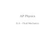 AP Physics II.A – Fluid Mechanics. 11.1 – Mass Density