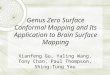 Genus Zero Surface Conformal Mapping and Its Application to Brain Surface Mapping Xianfeng Gu, Yaling Wang, Tony Chan, Paul Thompson, Shing-Tung Yau