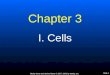 Mosby items and derived items © 2007, 2003 by Mosby, Inc. Chapter 3 I. Cells Slide 1