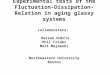 Experimental tests of the Fluctuation- Dissipation-Relation in aging glassy systems collaborators: Hassan Oukris Phil Crider Matt Majewski Northeastern