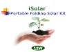ISolar Portable Folding Solar Kit 12W. Packing Size : 26.5 x 21 x 5 cm (10.4 x 8.3 x 2 in)