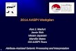 1 2014 AASPI Workplan Kurt J. Marfurt Kurt J. Marfurt Jamie Rich Vikram Jayaram Marcilio Matos OU AASPI Team Attribute-Assisted Seismic Processing and