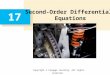 Copyright © Cengage Learning. All rights reserved. 17 Second-Order Differential Equations