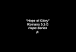“Hope of Glory” Romans 5:1-5 Hope Series p.. c