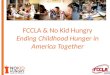 FCCLA & No Kid Hungry Ending Childhood Hunger in America Together