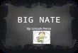 BIG NATE By: Lincoln Peirce SUMMARY In this book, a boy named Nate wants a new skateboard because his other one drowned in a river. His boy scout club