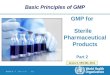 Module 14 | Slide 1 of 19 2013 Basic Principles of GMP GMP for Sterile Pharmaceutical Products Part 2 Annex 6. TRS 961, 2011