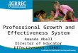 Professional Growth and Effectiveness System Amanda Abell Director of Educator Effectiveness (GRREC)