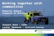 Stewart Reid – SSEPD Louise Thomason – Hjaltland Housing Association Working together with communities Domestic demand response in Shetland