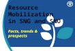 Resource Mobilization in SNG and SNO Facts, trends & prospects