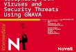 Www.novell.com Protecting GroupWise ® from Viruses and Security Threats Using GWAVA Charles Taite CTO Beginfinite, Inc. charlest@beginfinite.com Howard