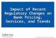 Researching the Financial Services Industry Since 1983. Impact of Recent Regulatory Changes on Bank Pricing, Services, and Trends