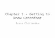 Chapter 1 - Getting to know Greenfoot Bruce Chittenden