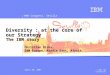 MRH Congress, Sevilla April 20, 2007 © 2005 IBM Corporation Diversity : at the core of our Strategy The IBM story Christian Dirkx, IBM Europe, Middle East,