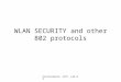 Pietrosemoli, ICTP, Feb 03 WLAN SECURITY and other 802 protocols