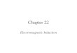 Chapter 22 Electromagnetic Induction. 1) Induced emf and induced current Changing B-field induces current