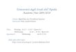 Università degli Studi dell’Aquila Academic Year 2009/2010 Course: Algorithms for Distributed Systems Instructor: Prof. Guido Proietti Time: Monday: 10.15