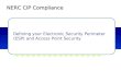 NERC CIP Compliance Defining your Electronic Security Perimeter (ESP) and Access Point Security