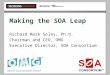 Making the SOA Leap Richard Mark Soley, Ph.D. Chairman and CEO, OMG Executive Director, SOA Consortium