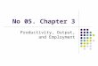 No 05. Chapter 3 Productivity, Output, and Employment