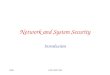 SMUCSE 5349/7349 Network and System Security Introduction