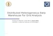 6/3/20151 Distributed Heterogeneous Data Warehouse For Grid Analysis Distributed Heterogeneous Data Warehouse For Grid Analysis Harvey B. Newman, Julian