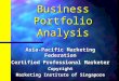 Business Portfolio Analysis Asia-Pacific Marketing Federation Certified Professional Marketer Copyright Marketing Institute of Singapore