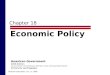 Chapter 18 Economic Policy Pearson Education, Inc. © 2006 American Government 2006 Edition (to accompany Comprehensive, Alternate, Texas, and Essentials