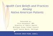 MICHIGAN INTER-TRIBAL COUNCIL Health Care Beliefs and Practices Among Native American Patients Presented by: Rick Haverkate, MPH Director of Public Health