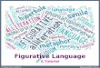 Figurative Language A Tutorial. During this presentation: Record accurate notes on the chart provided. Generate your own examples of each figurative language