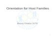 1 Orientation for Host Families Rotary District 5170