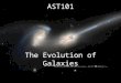 AST101 The Evolution of Galaxies. Virgo Cluster Collisions of Galaxies Outside of Clusters (the field), most galaxies are spiral or irregular In dense
