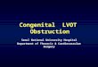 Congenital LVOT Obstruction Seoul National University Hospital Department of Thoracic & Cardiovascular Surgery