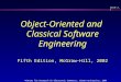 Slide 2.1 ©Center for Research in Electronic Commerce, Xiamen University, 2004 Object-Oriented and Classical Software Engineering Fifth Edition, McGraw-Hill,