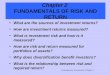 Contemporary Investments: Chapter 2 Chapter 2 FUNDAMENTALS OF RISK AND RETURN What are the sources of investment returns? How are investment returns measured?