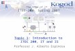Topic 1: Introduction to ITEC 200, IT and IS Professor J. Alberto Espinosa The Edge of IT ITEC-200 Spring 2007
