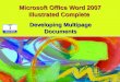 Microsoft Office Word 2007 Illustrated Complete Developing Multipage Documents