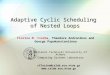 Adaptive Cyclic Scheduling of Nested Loops Florina M. Ciorba, Theodore Andronikos and George Papakonstantinou National Technical University of Athens Computing