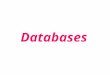 Databases. Database Information is not useful if not organized In database, data are organized in a way that people find meaningful and useful. Database