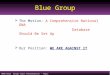 1BA6 Blue Group Class Presentation - Topic 1 Blue Group  The Motion: A Comprehensive National DNA Database Should Be Set Up  Our Position: WE ARE AGAINST