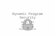 Dynamic Program Security Aaron Roth Ali Sinop Gunhee Kim Hyeontaek Lim