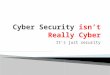 It’s just security. Jack Whitsitt | Sintixerr@gmail.com | gmail.com  I am NOT representing