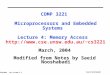 Elec2041 lec-11-mem-I.1 Saeid Nooshabadi COMP 3221 Microprocessors and Embedded Systems Lecture 4: Memory Access cs3221 March,