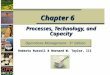 Processes, Technology, and Capacity Operations Management - 5 th Edition Chapter 6 Roberta Russell & Bernard W. Taylor, III
