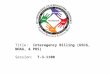 2010 UBO/UBU Conference Title: Interagency Billing (USCG, NOAA, & PHS) Session: T-3-1100