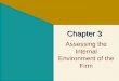 Chapter 3 Assessing the Internal Environment of the Firm