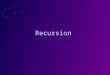 Recursion. Objectives At the conclusion of this lesson, students should be able to Explain what recursion is Design and write functions that use recursion