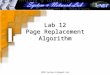 NCHU System & Network Lab Lab 12 Page Replacement Algorithm